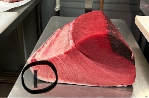 神経〆本マグロ（養殖）①国産養殖生本鮪　腹中ブロック1入約4.5kg