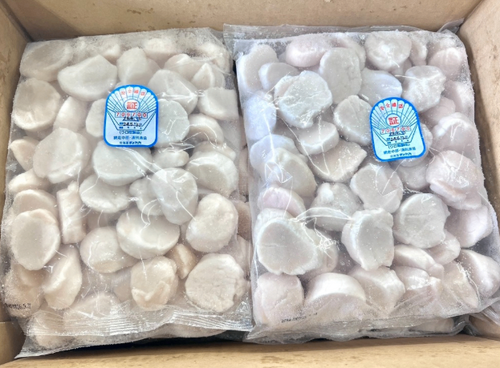 ホタテ【生食用】特フレーク　３〜４S中心約10kg