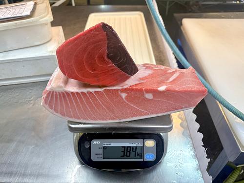 神経〆ミナミマグロ腹カマサキ1入約3.84kg(延縄)